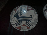 Dog design on  dish by Jose Villalba