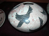 Birds on marbled clay by Jose F. Quezada
